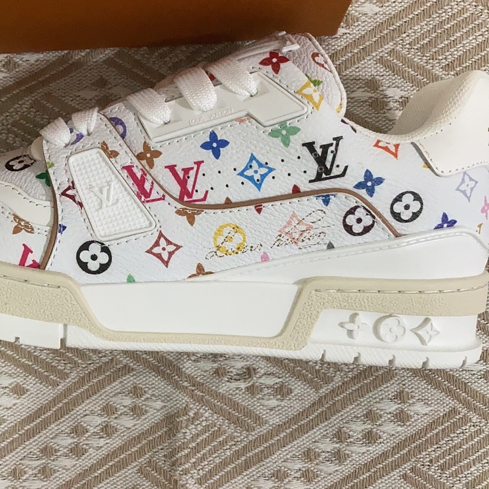Louis Vuitton Trainer Sneakers Size 8 - Picture 10 of 11